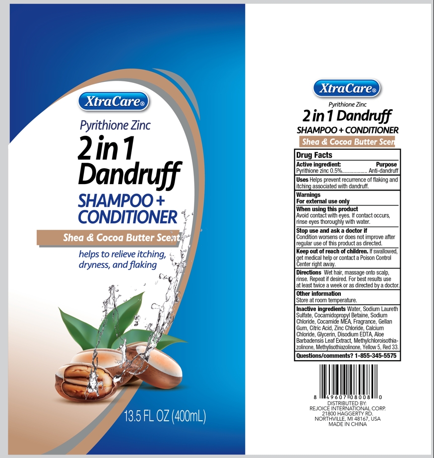 13.5oz 2 In 1 Dandruff Hair Cleanse And Conditioner - Shea And Cocoa Butter